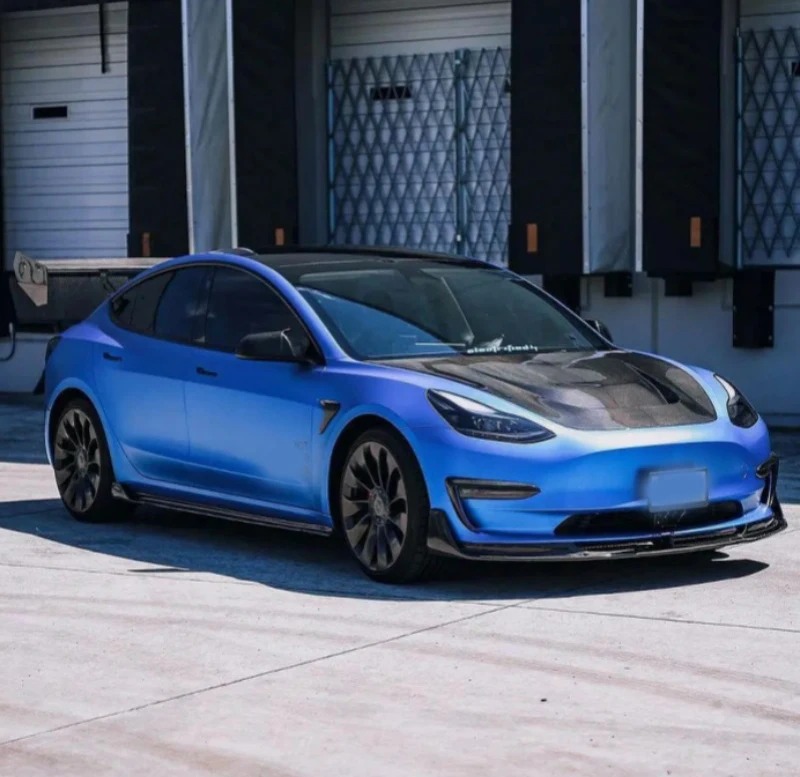 2017-2022 Carbon Fiber Front Hood for  Model 3 Carbon Fiber Front Trunk Lid for  Model 3 Car Parts